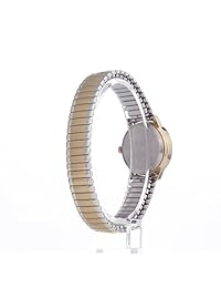 Timex T2H491 - Reloj de pulsera para mujer, fácil de leer, de dos tonos, de acero inoxidable