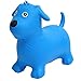 Runyuan Inflatable Jumping Dog for Kids Birthday Party-Ride-on Bouncy Animal Including Pump Space Hopper Toy-Gift for Children