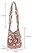 Tribe Azure Hobo Oversize Shoulder Bag Messenger Crossbody Aztec Purse Travel Shopping Beach Market Casual