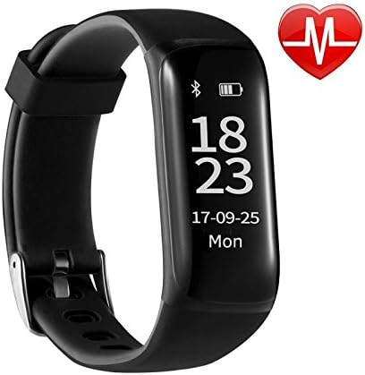 Today 50% Off! Fitness Tracker Activity Tracker Watch with Heart Rate Monitor, IP67 Waterproof Smart Band, Step Counter Pedometer Watch for Kids Women and Men
