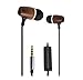 FSL Xylem Wood Earbuds with Microphone and Remote - Corded Headset