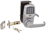 Resort Lock RL4000N-S 4000 Remote Code Door Lock, Silver