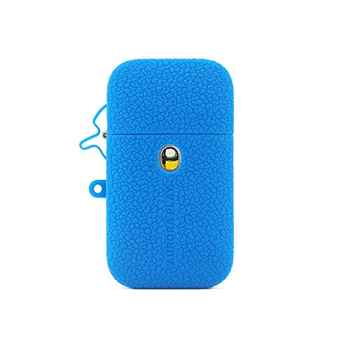 Texture Case for Vaporesso Aurora Play Pod Kit 650mAh Case,Anti-Slip Protective Silicone Case Skin Rubber Cover,Blue