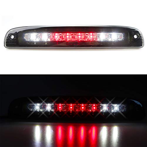 for 1997-2010 Dodge Dakota LED Bar 3rd Third Tail Brake Light Rear Cargo Lamp High Mount Stop light (Chrome Housing Smoke Lens)