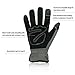 Vgo... 3-Pairs Synthetic Leather Work Gloves, Multi-Purpose Light Duty Work Gloves, Breathable & High Dexterity, Touchscreen (Size M, 3 Color, NB7581)
