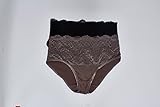 Kathy Ireland Women's 2 Pack Of Microfiber Brief Panties With Lace Detailing