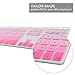 All-inside Ombre Pink Keyboard Cover for iMac Wired USB Keyboard