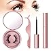 Magnetic Eyeliner, Reusable Magnetic Eyeliner and Magnetic Eyelash Kit, Magnetic Eyelash Kit With Mirror and Tweezers Inside, Best Magnetic Eyeliner and Magnetic Eyelash Kit for Beautiful Eyelashes