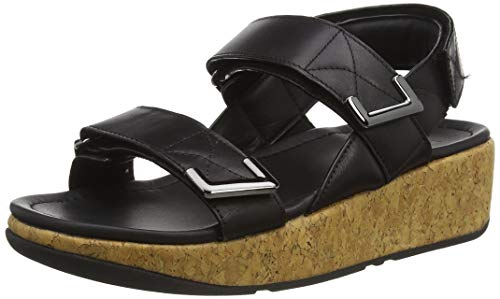 Fitflop Women's Slide Sandal, All Black, 8.5
