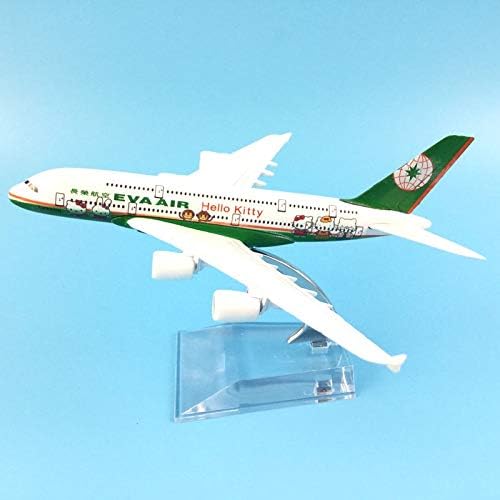 ZIETNAL Diecasts & Toy Vehicles - Taiwan EVA AIR Pink Hello Kitty Airbus A380 Plane Model Aircraft 16CM Alloy Metal Diecast Airplane Model Toy Aeroplane Plane Toy 1 PCs