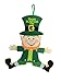 Saint Patrick's Day Decor ~ Smiling Jointed Felt Leprechaun Hanging Decoration