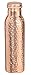 Regional Crafts 900 ML Traveller's 100% Pure Copper Hammered Water Bottle, Leak Proof Bottle, Handmade Christmas Gift Item, Joint Free-Ayurveda Health Benefits