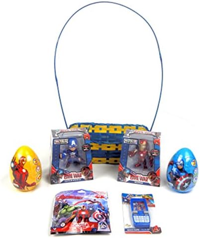 Iron Man Action Figure Avengers Civil War Activity 7pc Bundle Gift Set