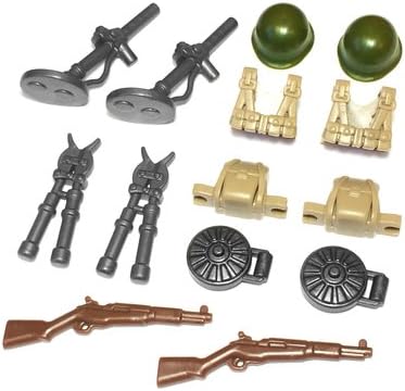 BrickWarriors 2.5" Scale WW2 US Sapper Army Builder Pack