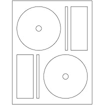 Amazon.com : 200 CD/DVD Labels BESTeck Brand fits Memorex ...