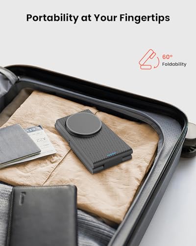 3 in 1 Wireless Charging Station, Foldable Magnetic Charger Stand for Multiple Devices, Wireless Charger for iPhone 17/16/15/14/13/12, Apple Watch 9/8/7/6/SE/5/4/3/2, AirPods 4/3/2/Pro