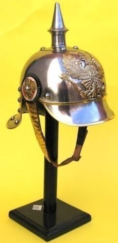Prussian Helmet, German Pickelhaube Helmet WWI Helmet, WWII Helmet