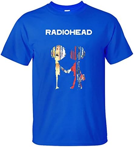 XIXU Radiohead The Best Of Album Cover Men Custom T Shirt blue XXL