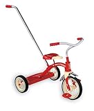 Radio Flyer Classic Red Tricycle with Push Handle