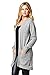 Cherish Women's Long Knit Open Cardigan With Side Pockets