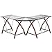 Flash Furniture Jude Glass L-Shape Desk with Pull-Out Keyboard Tray