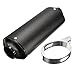 New 38mm Exhaust Muffler Clamp For 125 140 150 160cc Dirt Pitbike Lifan YX Stomp SDG Removable Pit Dirt Bike ATV Universal (Black)