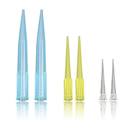 TOVOT 1500 PCS Laboratory Universal Pipette Tips Mix Size 10ul 200ul 1000ul White Blue Yellow