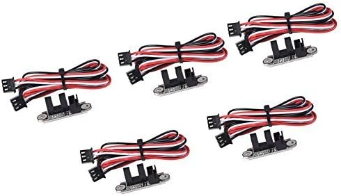 ARQQ Optical Mechanical End Stop with 1M Photoelectric Light Control Optical Limit Switch for Reprap 3d Printer and CNC Machine Ramps 1.4