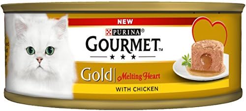 gourmet melting heart cat food
