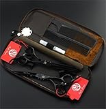 Purple Dragon 6.0 Inch Japan Professional Barber Hairdressing Scissors Salon Hair Cutting Thinning Shears Set