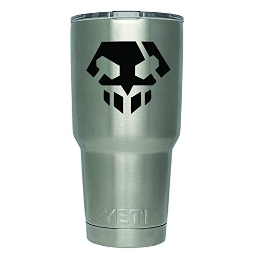 DD311 2 Pack- Bleach Shinigami Inspired Decal Sticker (DECAL ONLY CUP NOT INCLUDED) | 3 Inches | Premium Quality Black Vinyl | Yeti RTIC Orca Ozark Trail Tumbler Decal