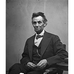 Abraham Lincoln Photograph - Historical Artwork from 1865 - US President Portrait - (8" x 10") - Matte