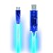 Pilot Electronics EL-1400B Electroluminescent V2 Charge/Sync Micro USB Cable, Blue