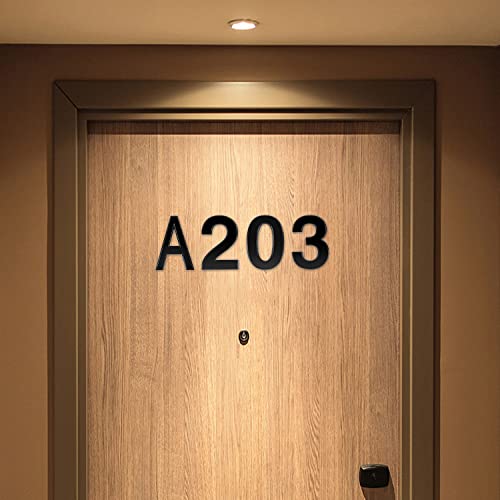 Becizy 4 Inch House Letters A, Selfadhesive House Letters Numbers