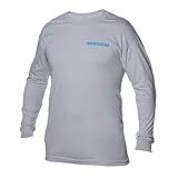 ATEELSXXLGY Shimano, Brand Cotton Long sleeve Tee, Gray, 2X-Large