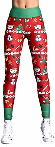 HOMEBABY LeggingsHOMEBABY Women Merry Christmas Elastic Leggings Sport Pants Ladies Fitness Gym Running Athletic Tummy Control Workout Trousers Sportswear