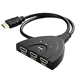 MECO 3 Port 1080P HDMI AUTO Switch Splitter Switcher HUB Box Cable for DVD PS3 HD TV Video Switcher