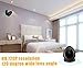 Wireless IP Home Surveillance Security Camera System with Motion Email Alert/Motion Detection for Indoor Security, Nursery, Pet Monitor, Remote Control (MINI-BLACK)