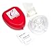 Dixie Ems Cpr Rescue Mask, Adult/Child Pocket Resuscitator, Hard Case W/ Wrist Strap + Gloves and Wipes