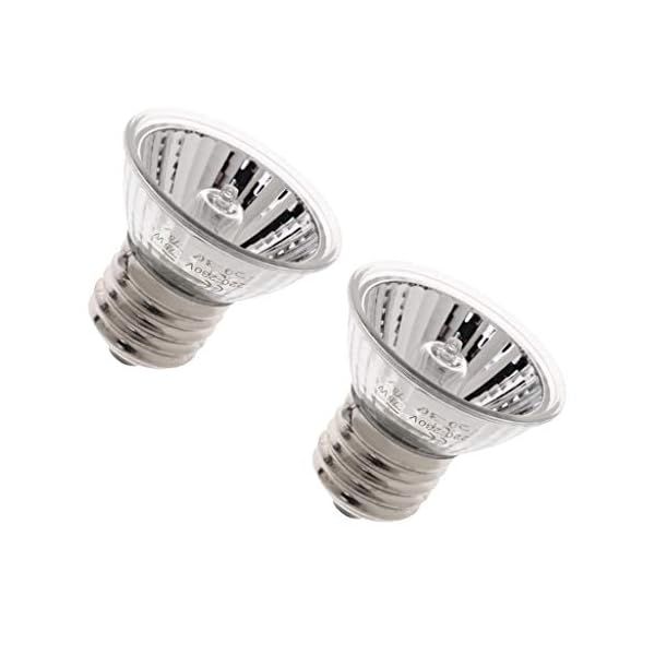 2 Pz 75W Lampada di Basking del Calore Lampade Riscaldante Alogena UVA UVB per Rettilari Animali Domestici Marca: perfk 2 Pz 75W Lampada di Basking del Calore Lampade Riscaldante Alogena UVA UVB per Rettilari Animali Domestici