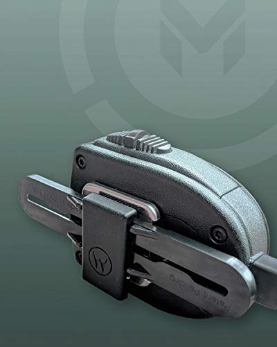 Mic+Tight 5 Pack The Police Mic Clip Tactical Portable Radio Mic Clip for Uniforms or Bullet-Proof Vest Carriers | Black - Thumbnail 2