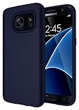 Samsung Galaxy S7 Case , Diztronic Full Matte TPU Series - Slim-Fit Soft Touch Flexible Phone Case for Samsung Galaxy S7 / GS7 - Full Matte Dark Navy Blue