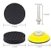 187 Pieces 2 Inch Sanding Disc, GOH DODD Wet Dry Sandpaper with Interface Pad and Backer Plate 1/4