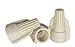 MaxBrite 100 PCS Tan Winged Wire Connectors, Easy Twist-On Ribbed Cap - UL Listed