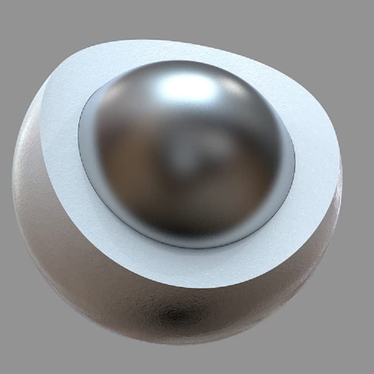 25 X .68 Cal Less Lethal Paintballs | 10g Metal Balls with PVC Coating for Self Defense & Security
