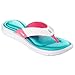 Nike Womens Comfort Thong Sandal (6, Black/Vivid Pink/White)