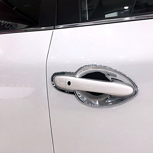 HIGH FLYING ABS Chrome 8pcs Outer Door Handles Bowl Decorative Trim For Mazda CX-9 2017 2018