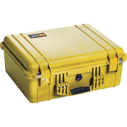 Pelican 1550 Case With Foam (Yellow)