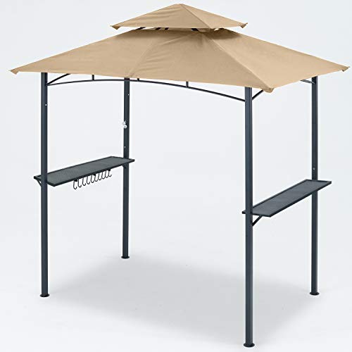 MASTERCANOPY 8 x 5 Grill Gazebo Outdoor BBQ Gazebo Canopy with 2 LED