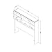 South Shore Aviron Bookcase Headboard, Twin, Blueberry